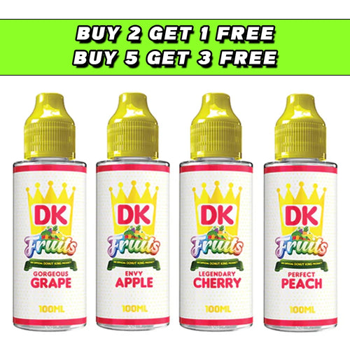 DK Fruits 100ml Shortfill 0mg (70VG/30PG)