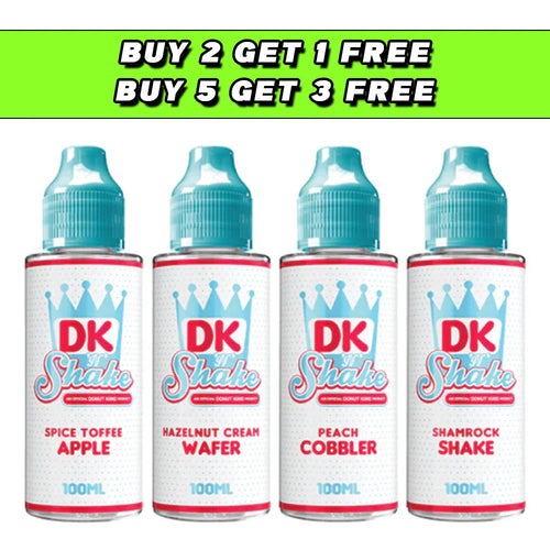 DK 'N' Shake 100ml Shortfill 0mg (70VG/30PG)