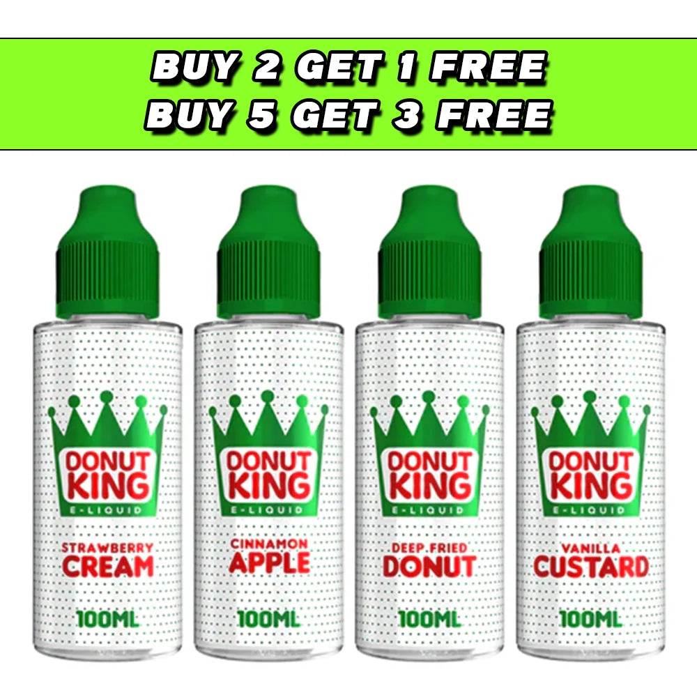 Donut King 100ml Shortfill 0mg (70VG/30PG)