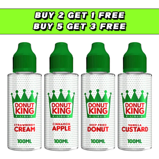 Donut King 100ml Shortfill 0mg (70VG/30PG)
