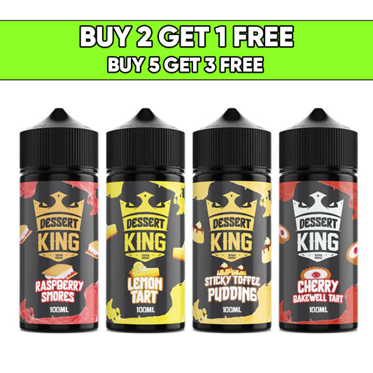 Dessert King 100ml Shortfill 0mg (70VG/30PG)
