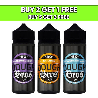 Dough Bros 100ml Shortfill 0mg (80VG/20PG)
