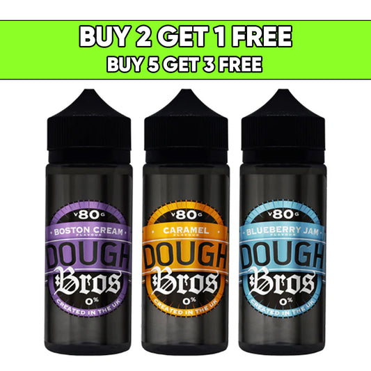 Dough Bros 100ml Shortfill 0mg (80VG/20PG)