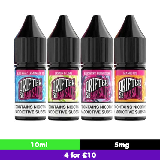 Drifter Bar 5mg Nic Salt 10ml (50VG/50PG)