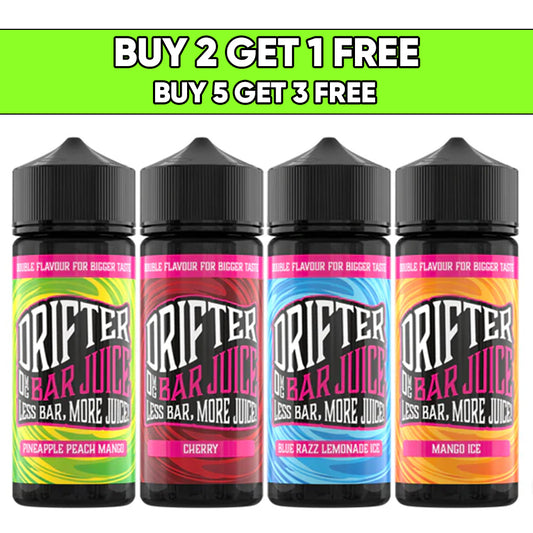Drifter Bar Juice 100ml Shortfill 0mg (50VG/50PG)