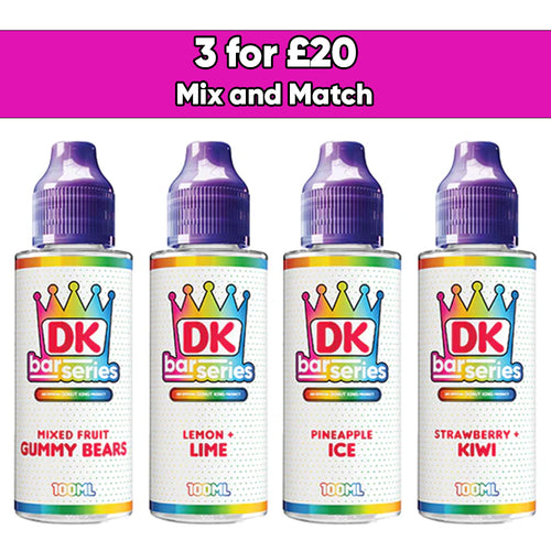 DK Bar Series 100ml Shortfill E-liquid 0mg (50VG/50PG)