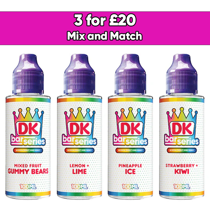 DK Bar Series 100ml Shortfill E-liquid 0mg (50VG/50PG)