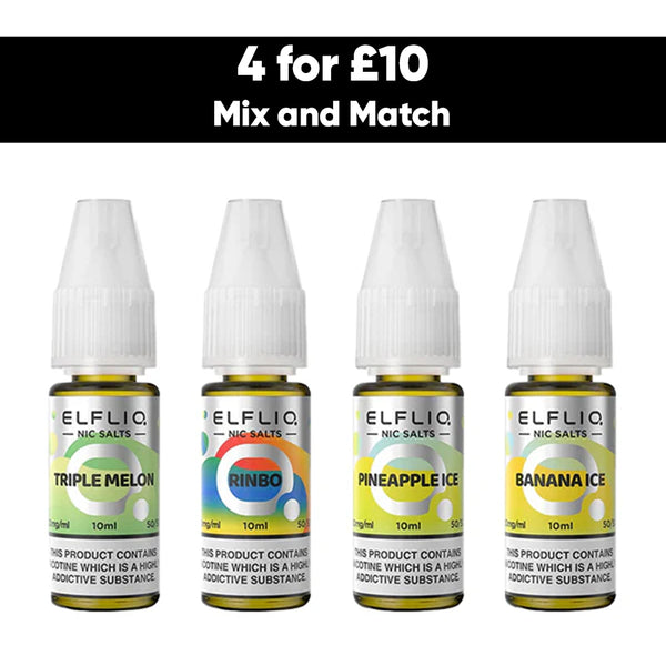 ELFLIQ By Elf Bar 10ml 5mg Nic Salt (50VG/50PG)