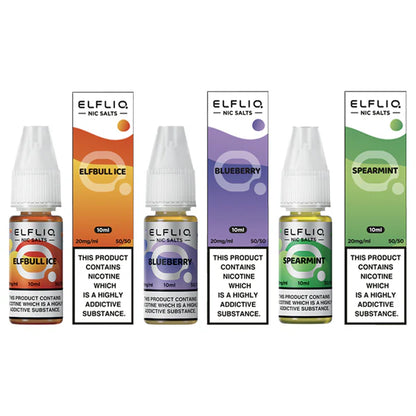 ELFLIQ by Elf Bar 20mg Nic Salt 10ml vape juice bottle