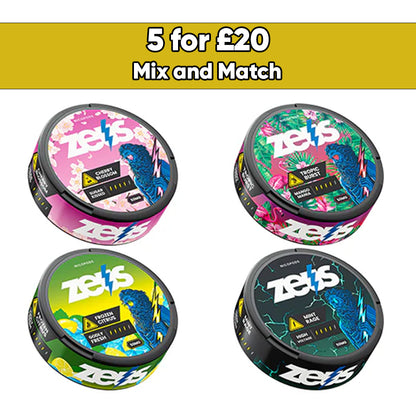 Zeus 50mg Extra Strong Nicotine Pouches - snus Pouches