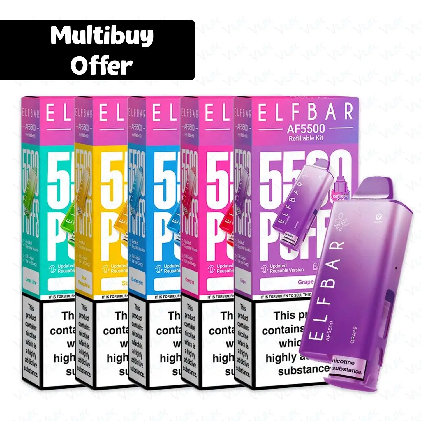 Elf Bar AF5500 Prefilled Pod Vape Kit