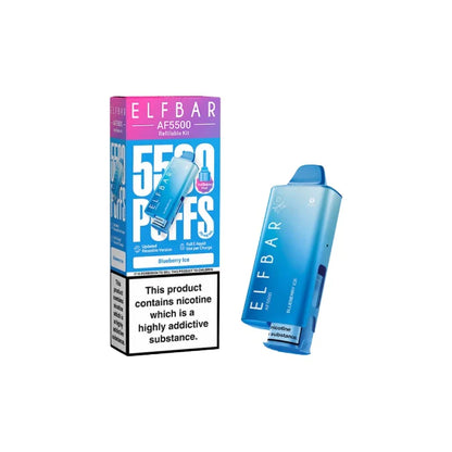 Elf Bar AF5500 Prefilled Pod Vape Kit Blueberry Ice