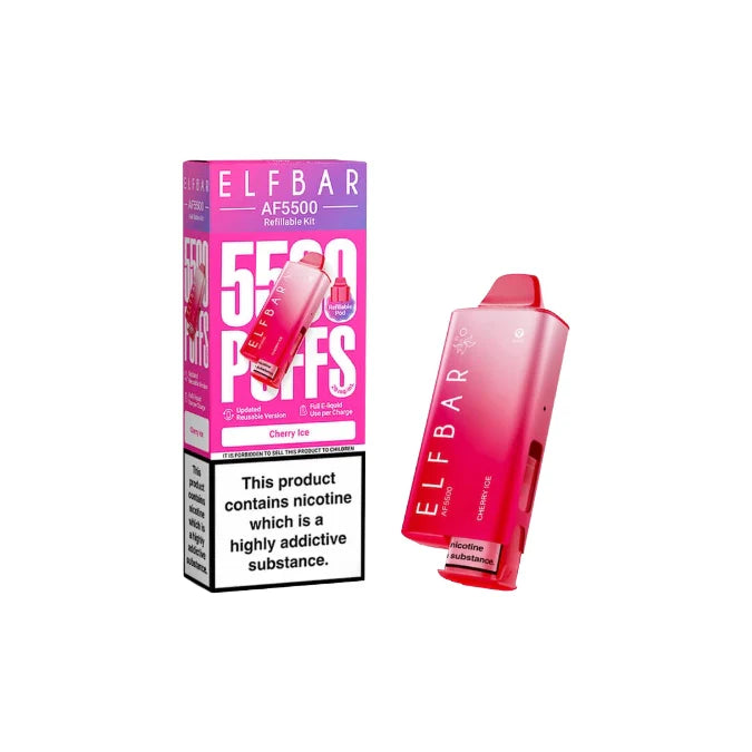 Elf Bar AF5500 Prefilled Pod Vape Kit Cherry Ice