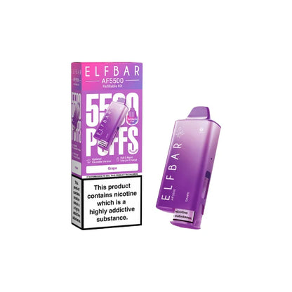 Elf Bar AF5500 Prefilled Pod Vape Kit Grape