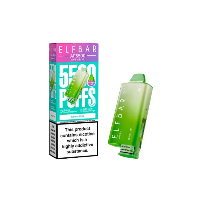 Elf Bar AF5500 Prefilled Pod Vape Kit Lemon Lime