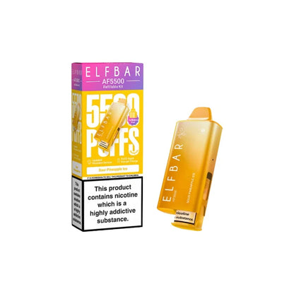 Elf Bar AF5500 Prefilled Pod Vape Kit Sour Pineapple Ice