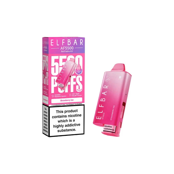 Elf Bar AF5500 Prefilled Pod Vape Kit Strawberry Ice