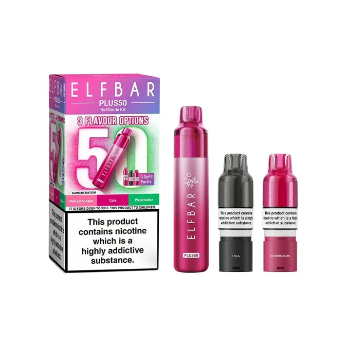 Elf Bar Plus50 Prefilled 50K Pod Vape Kit Summer Edition