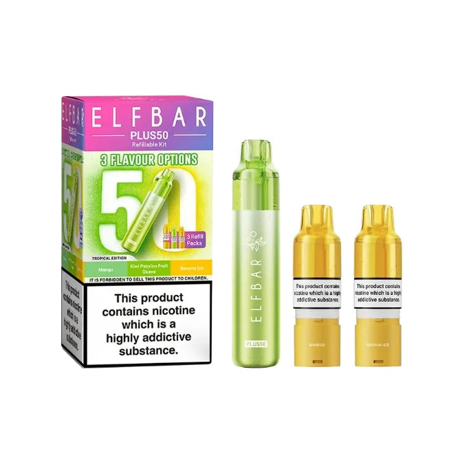 Elf Bar Plus50 Prefilled 50K Pod Vape Kit Tropical Edition