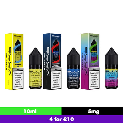 Elux Legend 10ml 5mg Nic Salts (50VG/50PG)