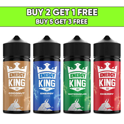 Energy King 100ml 0mg Shortfill E-Liquid (70VG/30PG)