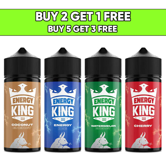 Energy King 100ml 0mg Shortfill E-Liquid (70VG/30PG)