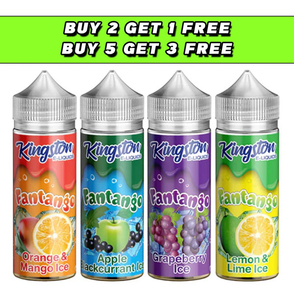 Kingston Fantango Ice 120ml Shortfill 0mg