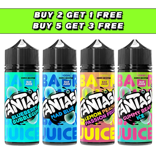 Fantasi Bar Juice 100ml 0mg Shortfill (50VG/50PG)