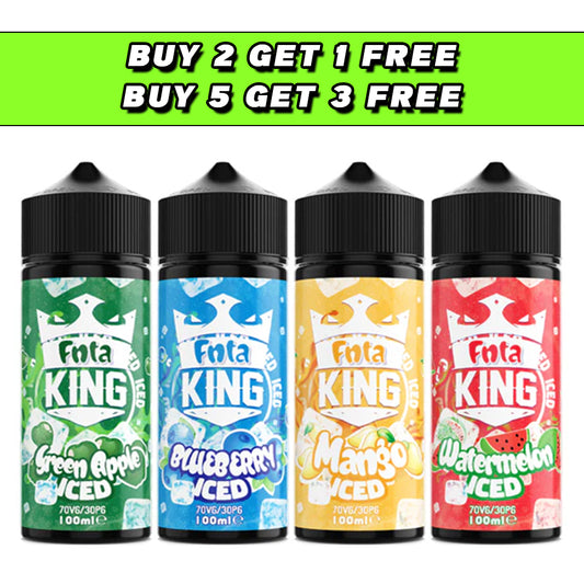 FNTA King Iced 100ml Shortfill 0mg (70VG/30PG)
