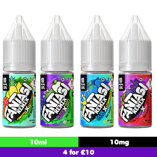 Fantasi 10mg Nic Salt Remix Series 10ml (50VG/50PG)