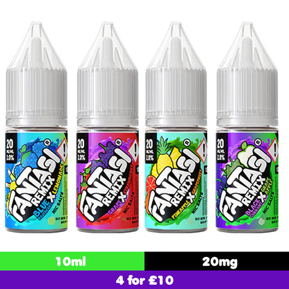 Fantasi 20mg Nic Salt Remix Series 10ml (50VG50PG)