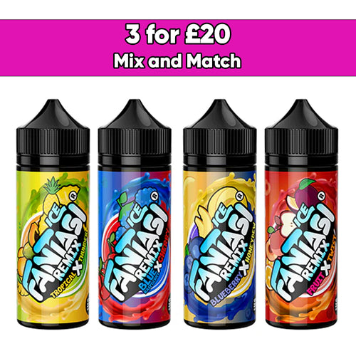 Fantasi Ice Remix 100ml 0mg Shortfill E-Liquid (70VG/30PG)