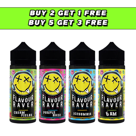 Flavour Raver 100ml Shortfill 0mg (80VG/20PG)