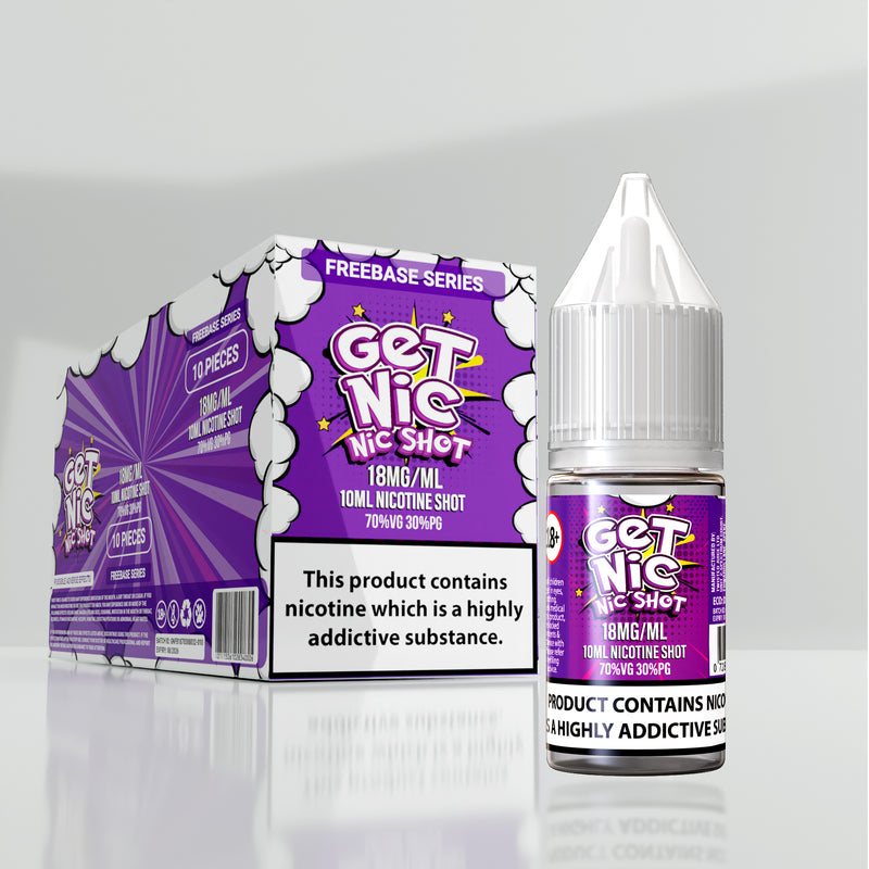 18mg Nicotine Shots 70VG/30PG