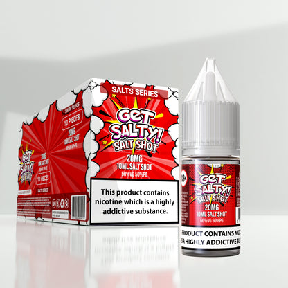 Get Salty 18mg Nicotine Salt Shots 50VG/50PG