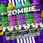 Zombie Vapes 50ml Shortfill E-Liquid (50VG/50PG)