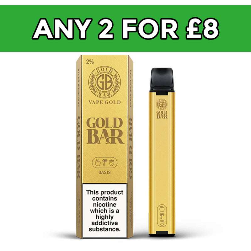 Gold Bar Oasis Disposable Vape