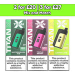 Titan X 10k Puff 20mg Prefilled Pod Vape Kit