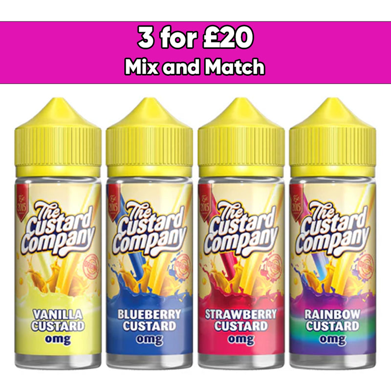 The Custard Company 100ml Shortfill 0mg (70VG/30PG)
