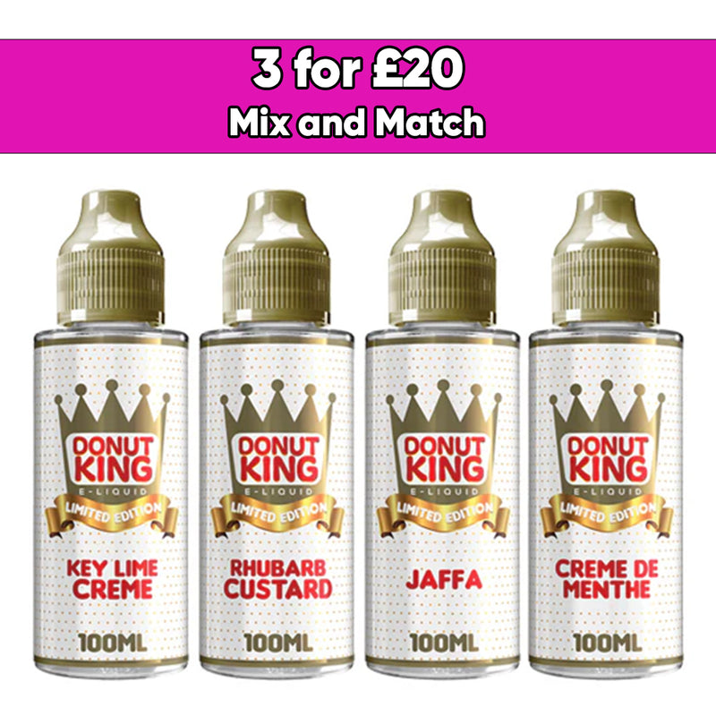 Donut King Limited Edition 100ml Shortfill 0mg (70VG/30PG)