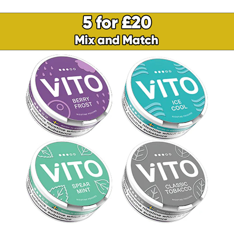 VITO 10mg Nicotine Pouches - 20 Pouches