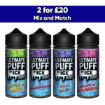 Ultimate Puff On Ice 100ml Shortfill E Liquid 70/30