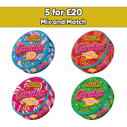Candys 46.9mg Slim Nicotine Pouches - snus Pouches