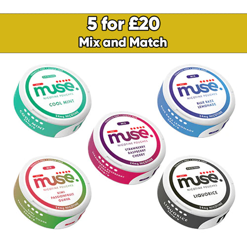 Muse 24mg Nicotine Pouches (UK Made) - Snus Pouches