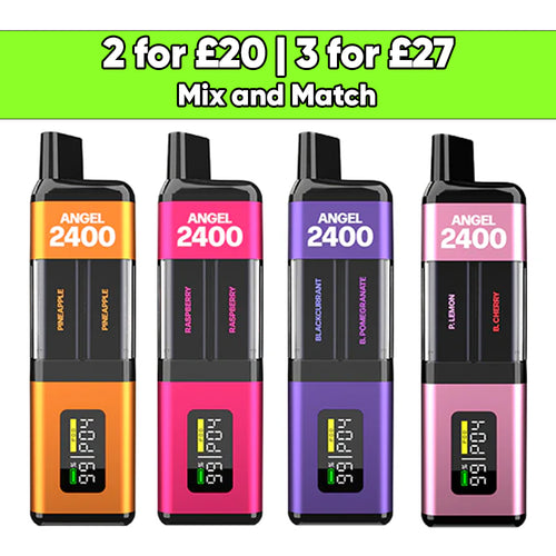 Angel 2400 4in1 By Vapes Bars 20mg Pod Kit 2400 Puffs