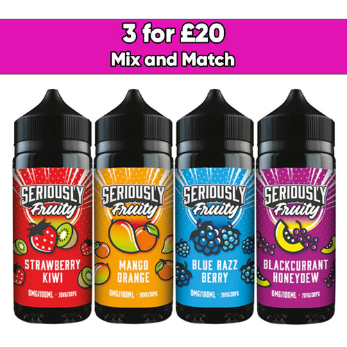 Doozy Vape Seriously Fruity 100ml Shortfill 0mg (70VG/30PG)