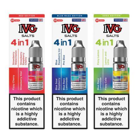 IVG 4 in 1 Nic Salts Multipack (50/50VG/PG)