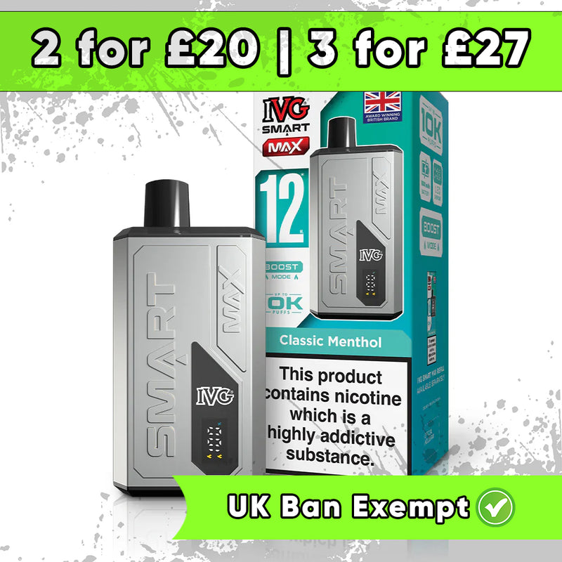 IVG Smart Max 10k Classic Menthol Starter Kit