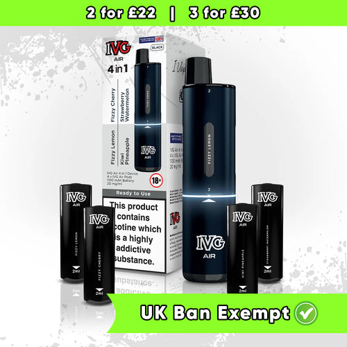 IVG Air 4 in 1 Black Starter Kit