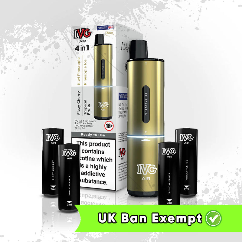 IVG Air 4 in 1 Gold Starter Kit